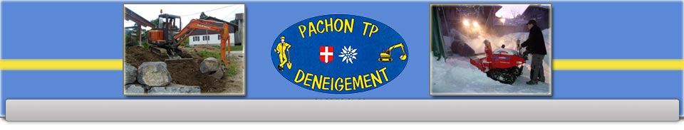 Pachon BTP Saint Jean d'Aulps Terrassement